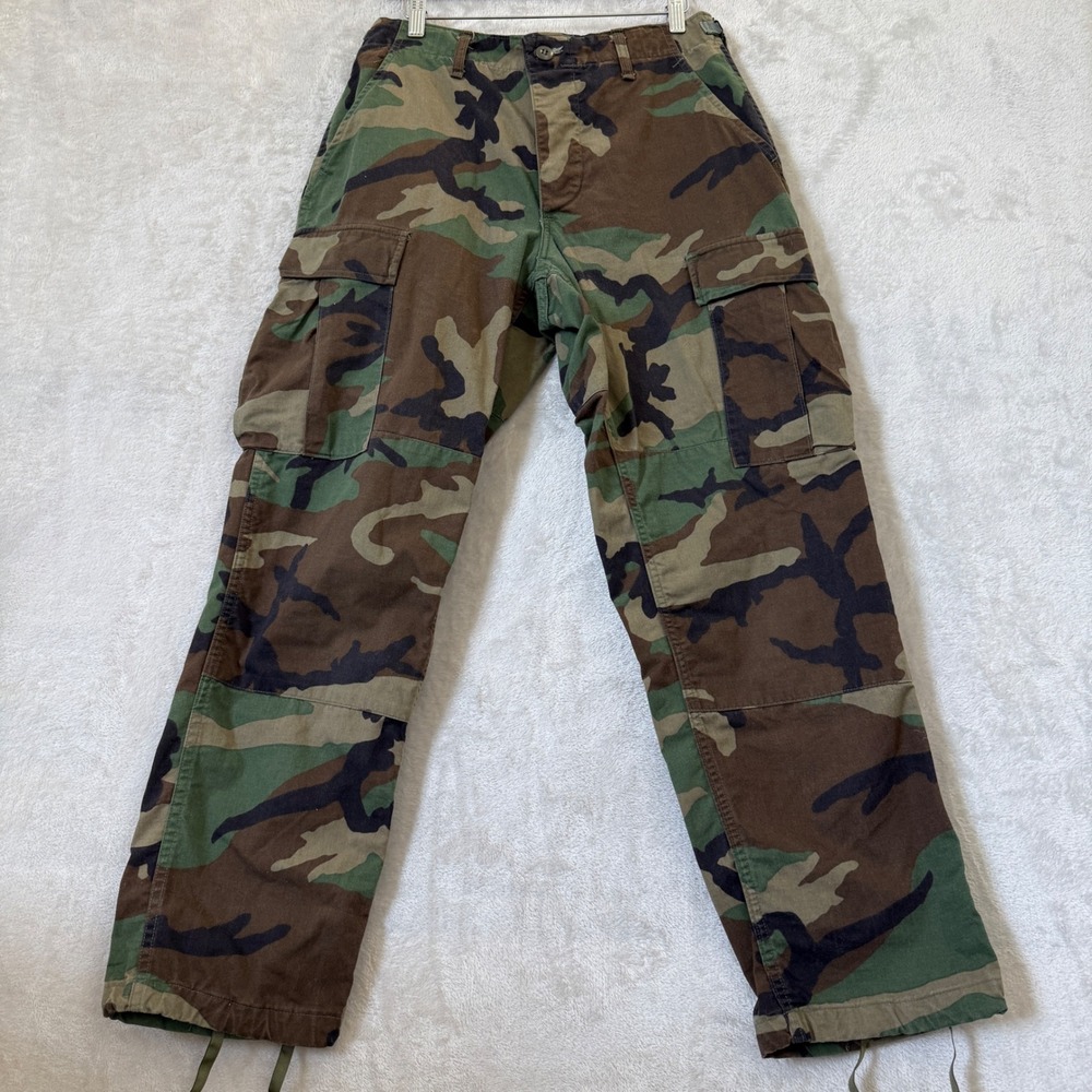 US Military M81 Woodland Camo Cargo Pants Small BDU Gorpcore Utility Streetwear